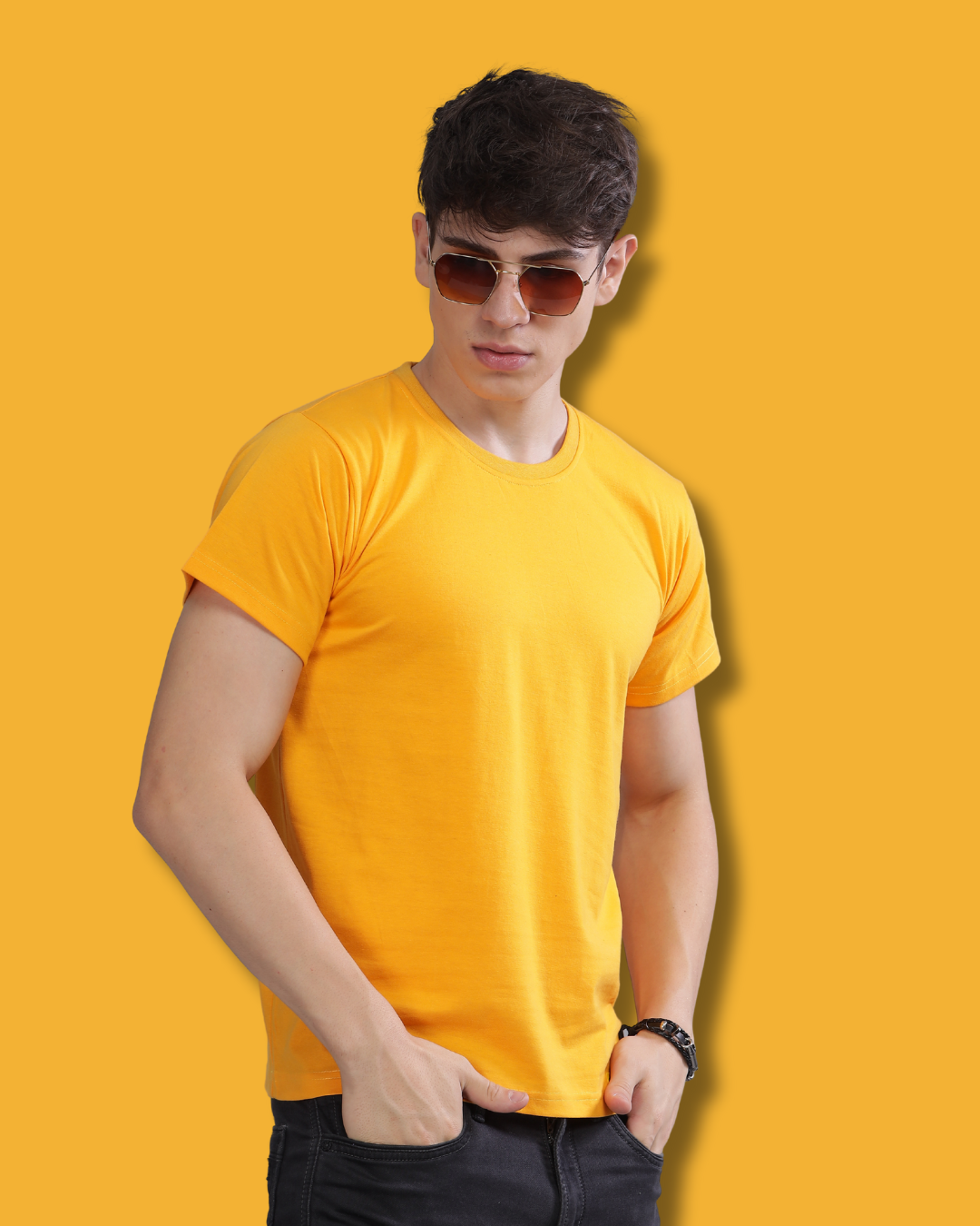Lemon Zest Round Neck | 100% cotton
