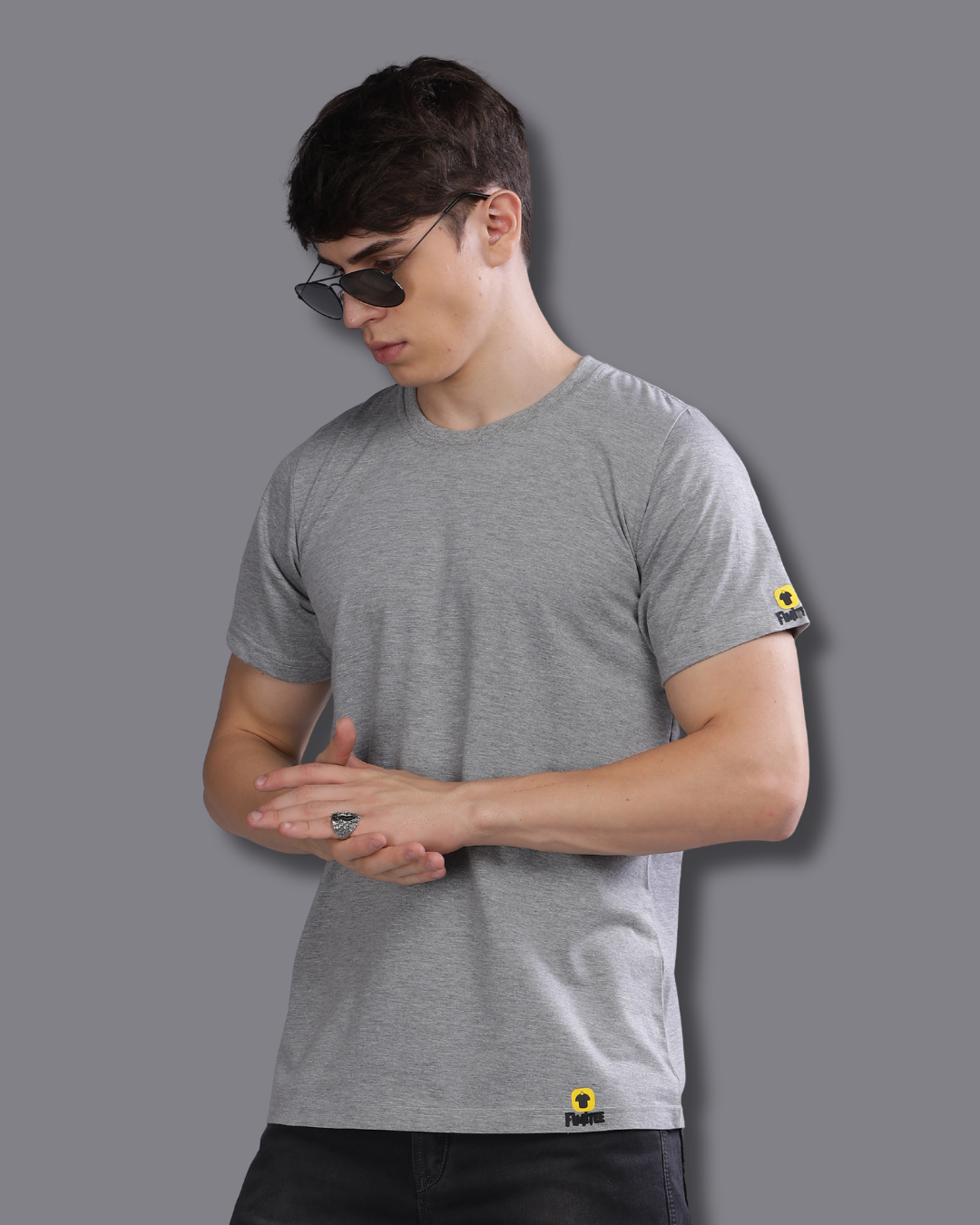 Ash Classy Round neck | 100% cotton