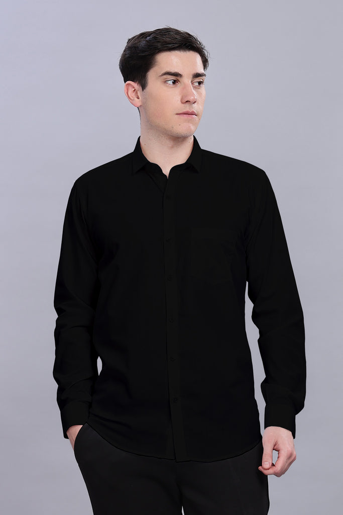 Formal Black Shirt