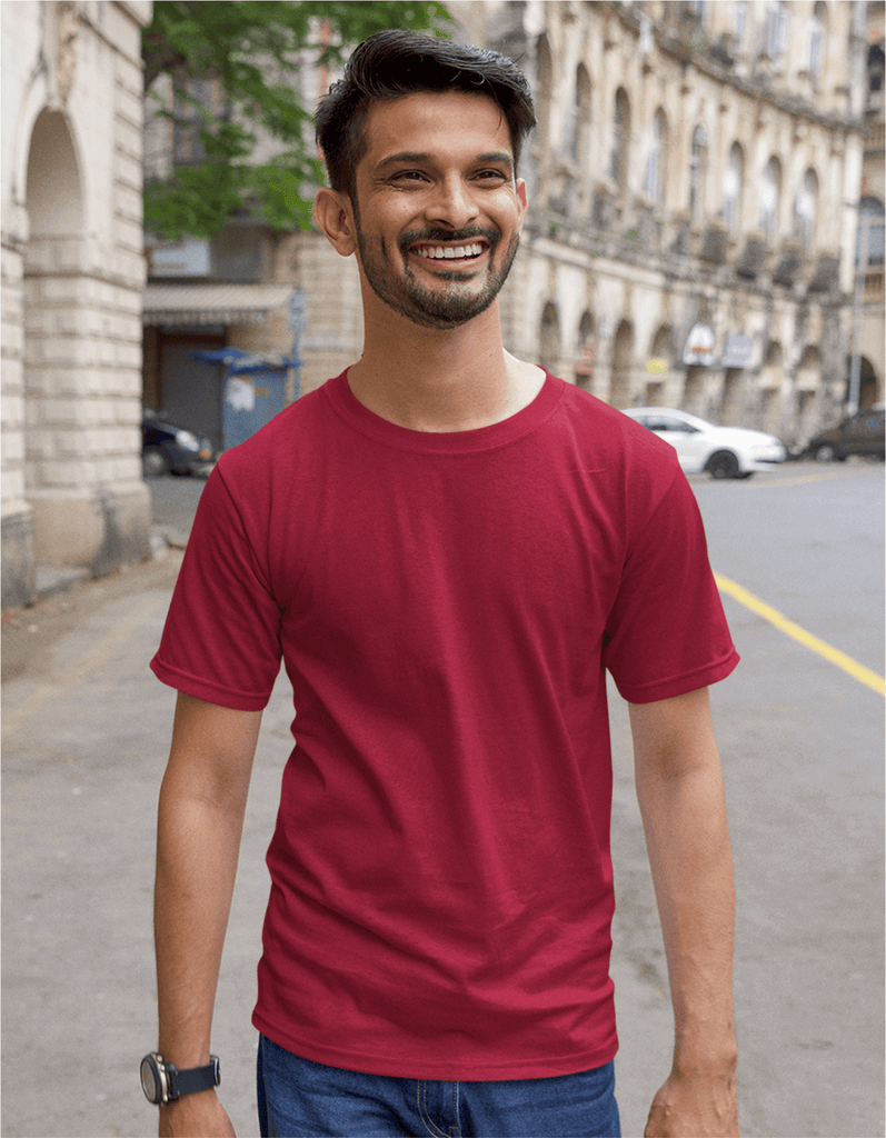 Plain Maroon T-shirt
