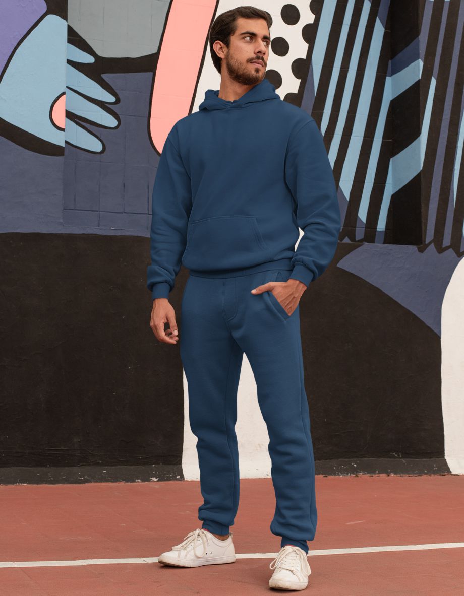 Pullover Hoodie & Jogger Navy Blue