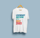 Legendary Awesome EPIC Since 2004 T-Shirt