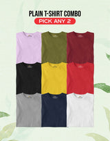 Plain T-shirt Combo Pick any Two