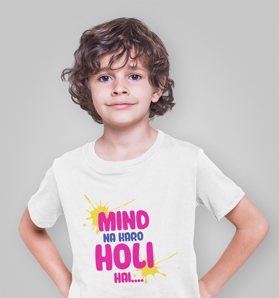 Mind na kro holi hai Boy T-Shirt