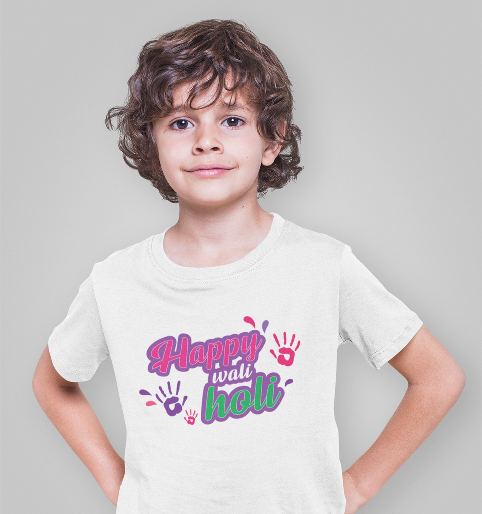 Happy wali holi Boy T-Shirt