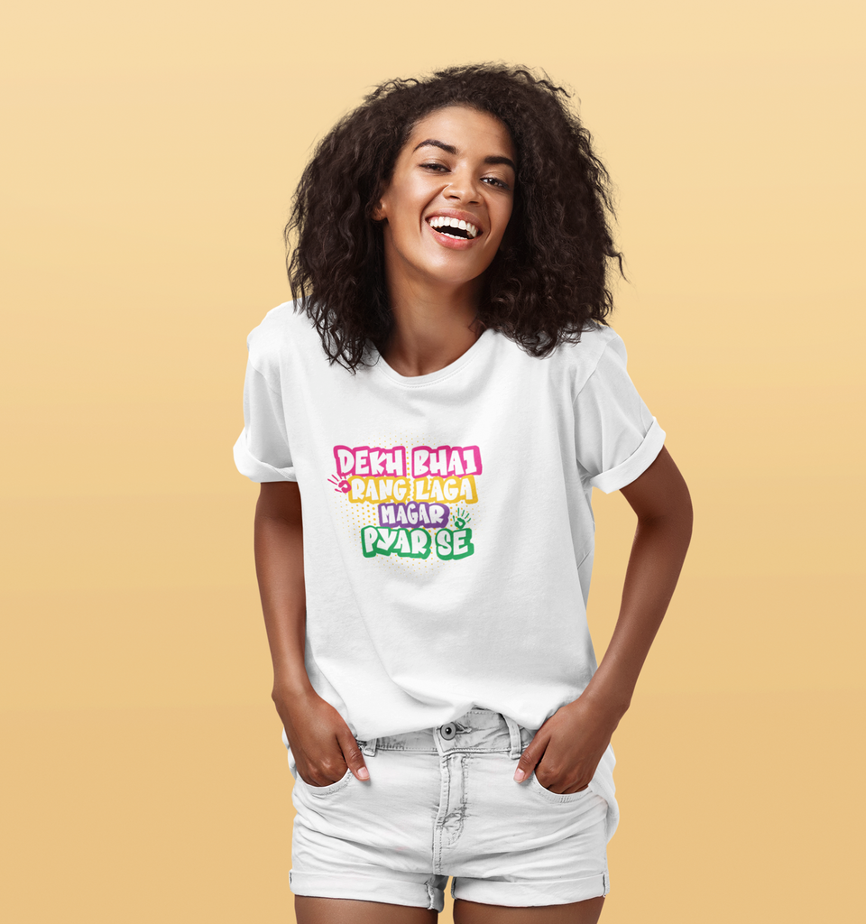 Rang Laga Magar pyaar se T-Shirt