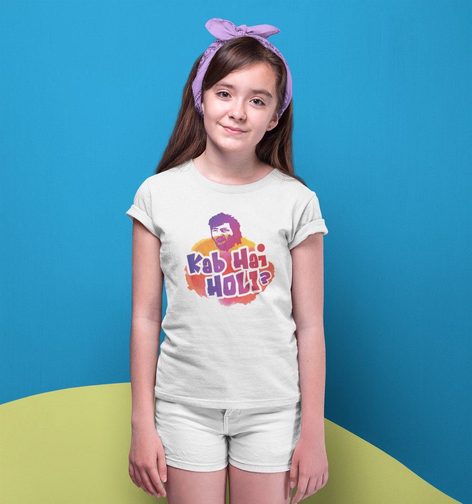 Kab hai holi Girl T-Shirt
